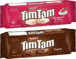 Coles Arnott's Tim Tam Biscuits 165g-200g offer