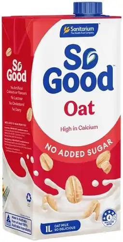Coles Sanitarium So Good Oat Milk 1 Litre offer