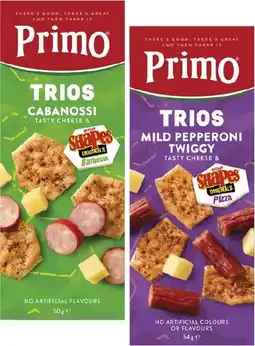 Coles Primo Trios 50g-54g offer