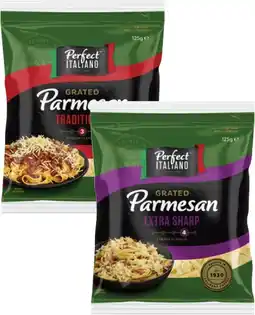 Coles Perfect Italiano Parmesan 125g offer