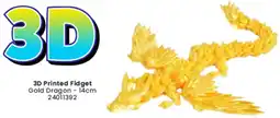 Toymate 3D Printed Fidget Gold Dragon offer