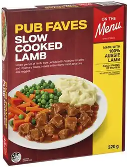 Coles On the Menu Plated Meal 320g offer