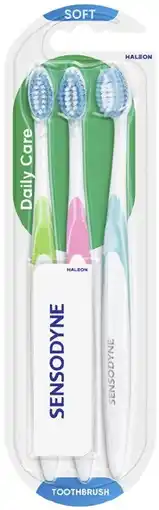 Coles Sensodyne Soft Daily Care Toothbrush 3 Pack offer