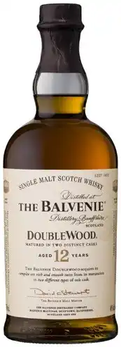 Coles The Balvenie 12YO Doublewood Single Malt Scotch Whisky 700mL offer