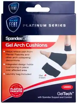 Amcal Pharmacies Neat Feat SpandexGel Arch Cushions offer