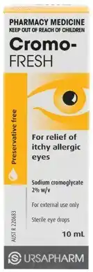 Amcal Pharmacies Cromo-Fresh Allergy Eye Drops 10mL offer