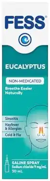 Amcal Pharmacies Fess Eucalyptus Saline Nasal Spray 30mL offer