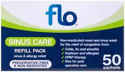 Amcal Pharmacies Flo Sinus Care Refill Pack 50 Sachets offer