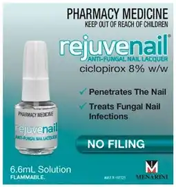 Amcal Pharmacies Rejuvenail Anti-Fungal Nail Treatment 6.6mL offer