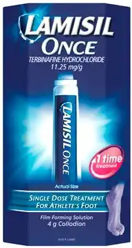 Amcal Pharmacies Lamisil Once Cream 4g offer