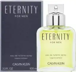 Amcal Pharmacies Calvin Klein Eternity For Men Eau De Toilette 100mL offer