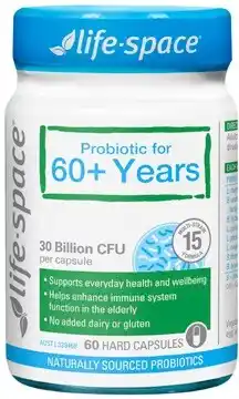 Amcal Pharmacies Life-Space Probiotic For 60+ Years 60 Capsules offer