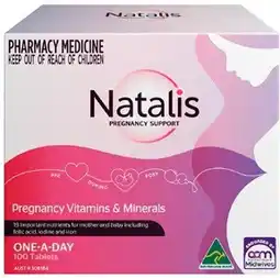 Amcal Pharmacies Natalis Pregnancy Support 100 Tablets offer