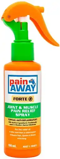 Amcal Pharmacies Pain Away Forte+ Joint & Muscle Pain Relief Spray 100mL offer