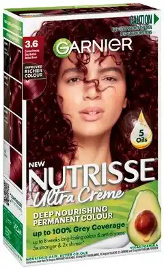 Amcal Pharmacies Garnier Nutrisse Ultra Crème Hair Colour Range offer