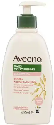 Amcal Pharmacies Aveeno Daily Moisturising Creamy Oil 300mL offer