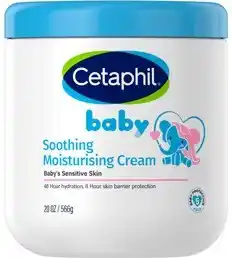 Amcal Pharmacies Cetaphil Baby Soothing Moisturising Cream 566g offer