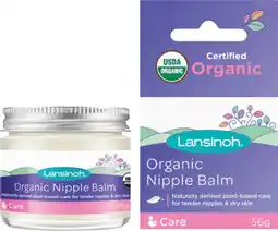 Amcal Pharmacies Lansinoh Organic Nipple Balm 56g offer