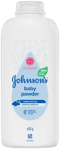 Amcal Pharmacies Johnson’s Baby Powder Pure Cornstarch 400g offer