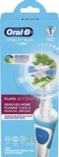Amcal Pharmacies Oral-B Vitality Plus Floss Action Electric Toothbrush offer