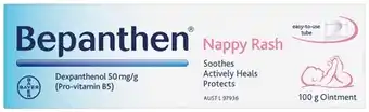 Amcal Pharmacies Bepanthen Nappy Rash Ointment 100g offer