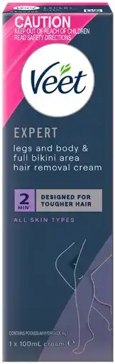 Amcal Pharmacies Veet Expert Hair Removal Cream 100mL offer