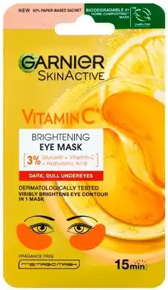 Amcal Pharmacies Garnier Skin Active Vitamin C Brightening Eye Mask offer