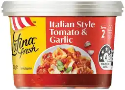 IGA Latina Fresh Pasta Sauce 250g Selected Varieties offer