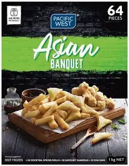 IGA Pacific West Cocktail Spring Rolls or Asian Banquet 1kg offer