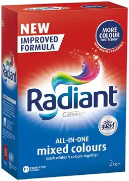 IGA Radiant Laundry Powder 2kg Selected Varieties offer