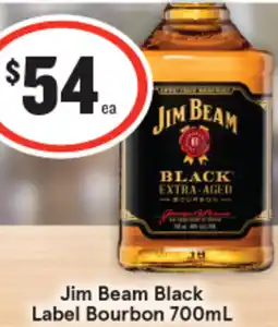 IGA Jim Beam Black Label Bourbon offer