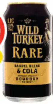 IGA Wild Turkey Rare & Cola offer