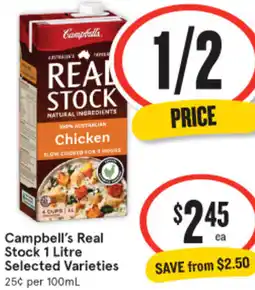 IGA Campbell's Real Stock offer