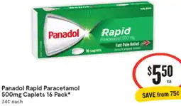 IGA Panadol Rapid Paracetamol offer