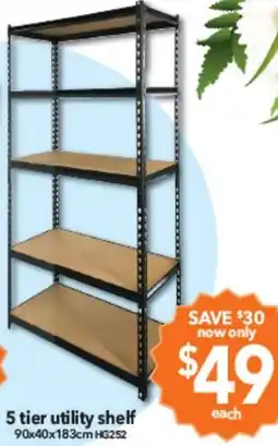 Cheap as Chips Utility shelf offer