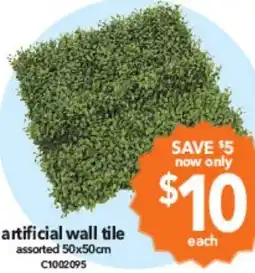 Cheap as Chips artificial wall tile assorted offer