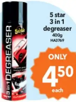 Cheap as Chips 5 star degreaser offer