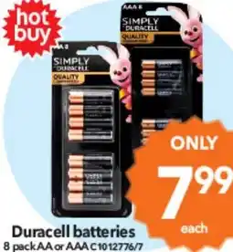 Cheap as Chips Duracell batteries offer
