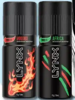 Cheap as Chips Lynx deodorants offer