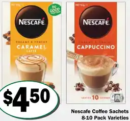 Friendly Grocer Nescafe Coffee Sachets offer