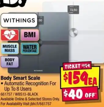 JB Hi-Fi Body Smart Scale offer