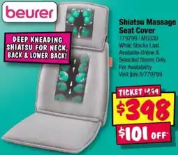 JB Hi-Fi Shiatsu Massage Seat Cover offer