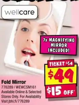 JB Hi-Fi Fold Mirror offer