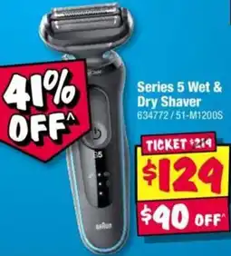 JB Hi-Fi Series 5 Wet & Dry Shaver offer