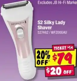 JB Hi-Fi S2 Silky Lady Shaver offer