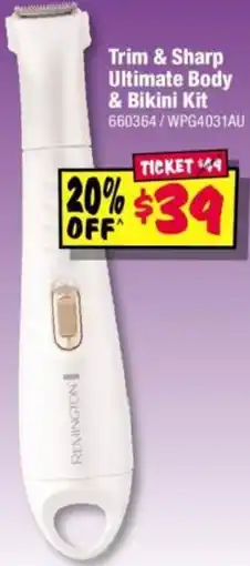 JB Hi-Fi Trim & Sharp Ultimate Body & Bikini Kit offer