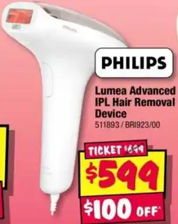 JB Hi-Fi Lumea Advanced IPL Hair Removal Device offer