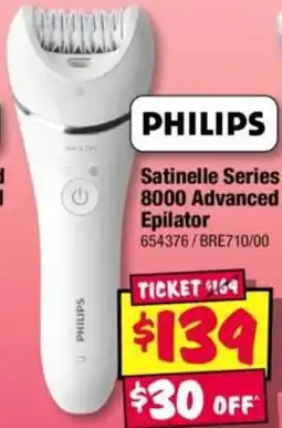 JB Hi-Fi PHILIPS Satinelle Series 8000 Advanced Epilator offer