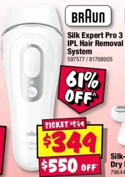 JB Hi-Fi Silk Expert Pro 3 IPL Hair Removal System offer