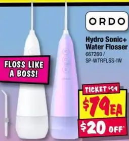 JB Hi-Fi ORDO Hydro Sonic+ Water Flosser offer